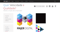 Desktop Screenshot of majerdigital.com.br
