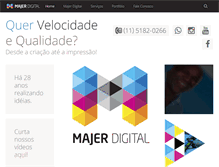 Tablet Screenshot of majerdigital.com.br